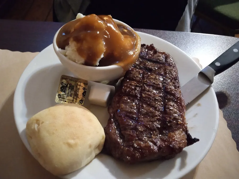 12 Oz Ribeye or New York Strip