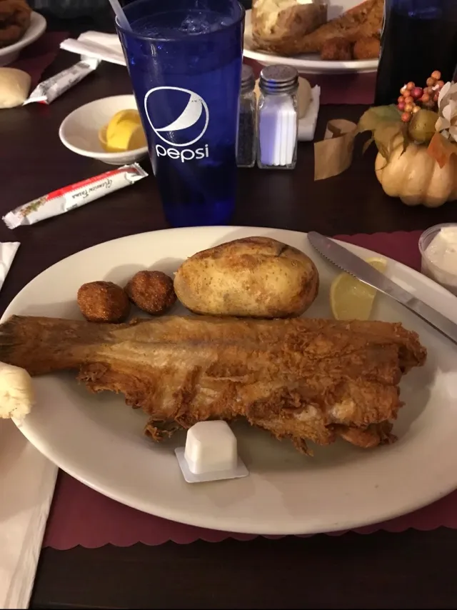 Super Whole Catfish Dinner